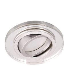   Beépíthető spot keret , lámpatest , MR16 , MORTA CT-DTO50-SR , kerek , ezüst , billenthető