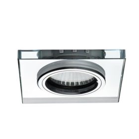   SOREN L-BL spot lámpatest , négyzet alakú , kék fényű , LED oldalvilágítással