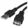 EMOS USB kábel 2.0 A – A/F csatlakozó 2m, fekete, S70201