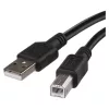 EMOS USB kábel 2.0 A – B csatlakozó 2m, fekete, S70202