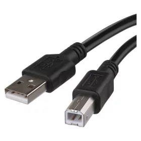 EMOS USB kábel 2.0 A – B csatlakozó 2m, fekete, S70202