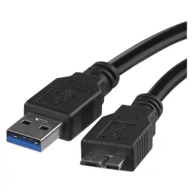   EMOS USB kábel 3.0 A csatlakozó – micro B csatlakozó 1m, fekete, S70203