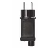 Adapter , sorolható LED fényfüzérhez , időzíthető , fekete , IP44