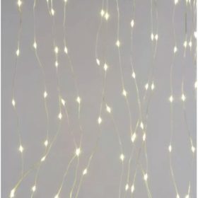   Led fényfüggöny , beltéri/kültéri , 240 db LED , 1.7 x 2 m , 8 funkció , meleg fehér , IP44