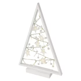   LED dekoráció – világító feldíszített karácsonyfa, 40 cm, 2x AA, beltéri, meleg fehér, id., IP20, EMOS, DCWW27