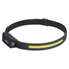 EMOS CREE LED Fejlámpa tölthető 380 lm, Li-Pol 1200 mAh, fekete, IP43, P3541