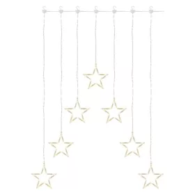   LED karácsonyi fényfüggöny – 7 csillag, 67x125cm, kültéri és beltéri, meleg fehér, IP20, EMOS, DCGW14