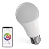 LED izzó GoSmart A60, E27, 9 W (60 W), 806 lm, RGB, dimmelhető, WiFi, 220-240V, CRI>80, EMOS, ZQW514R