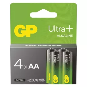 GP Ultra Plus Alkáli elem AA 4db, 1,5V, B03214