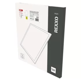   LED panel REXXO 60 × 60 cm, 24 mm, 36 W, 4000 lm, sülly., semleges fehér, UGR 80, Természetes fehér, EMOS, ZB2224