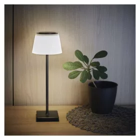   EMOS Katie LED asztali lámpa, újratölthető, fekete, 250, 10V, dimmelhető, CCT, IP44, Z7630B