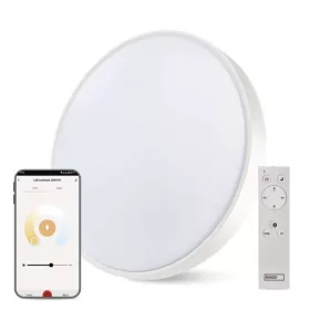   Okos LED mennyezeti lámpatest GoSmart, kör alakú, 45W, CCT, dimmelhető, WiFi, 2700, 220–240V, CRI> 80, IP20, EMOS, ZM5192