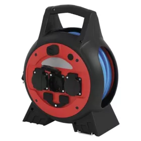  Fagyásálló kábeldob 20 m, 3 aljzat, kék, PVC, 230 V, 1,5 mm2, 230V, IP44, EMOS, P08620W