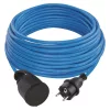 Fagyásálló hosszabbító kábel 20 m, 1 csatlakozó, kék, PVC, 230 V, 1,5 mm2, 250V, IP44, EMOS, P01520W