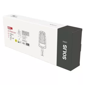   LED-es közvilágítási lámpatest SOLIS 70W, 8400 lm, semleges fehér, 4000K, 220–240V, CRI> 80, szürke, Természetes fehér, IP65, EMOS, ZO0704