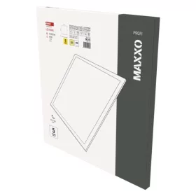   LED panel MAXXO 60 × 60 cm, 10 mm, 36 W, 4100 lm, süllyesztett, meleg fehér, UGR 80, EMOS, ZB1223