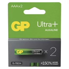 GP Ultra Plus Alkáli elem AAA 2db, 1,5V, B03112