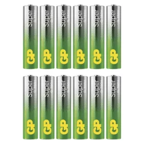   GP Super Alkáli elem AAA 12db/fólia, display box, 1,5V, B0114T
