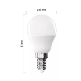  LED izzó Classic Mini Globe, E14, 2,5 W (32 W), 350 lm, Természetes fehér, 4000K, 230V, CRI>80, EMOS, ZQ1D13