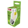 LED izzó Filament Mini Globe, E27, 3,4 W (40 W), 470 lm, Természetes fehér, 4000K, 230V, CRI>80, EMOS, ZF6D23