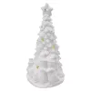 Kerámia LED-es fa hóemberekkel, 33,5 cm, 2x AA, meleg fehér, időzítő, IP20, EMOS, DCLW31