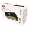 EMOS LED SOLAR lámpatest BRIXO PIR, 350lm IP65 természetes fehér, 4000K, 3,7V, CRI> 80, fekete, ZG162S