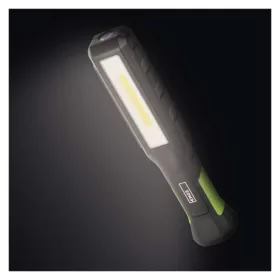   COB LED+LED újratölthető zseblámpa P4544, 800 lm, 2000 mAh, zöld, fekete, IP54, EMOS, P4544