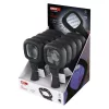 Kézi nagyító LED/UV megvilágítással, 10 db, dobozos kiszerelésben, 20, fekete, EMOS, P4717