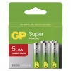 GP Super Alkáli elem AA 5db, 1,5V, B01215