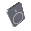EMOS Powerbank WI 522, 5 000 mAh, 20 W+Wireless, szürke, B0555GY