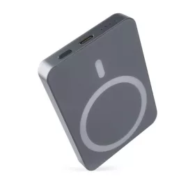   EMOS Powerbank WI 522, 5 000 mAh, 20 W+Wireless, szürke, B0555GY