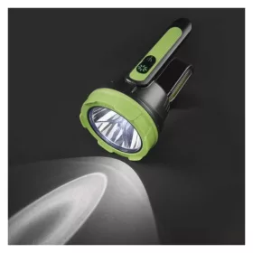   EMOS Akkumulátoros LED lámpa 210 lm, 1 800 mAh, fekete, zöld, P2314