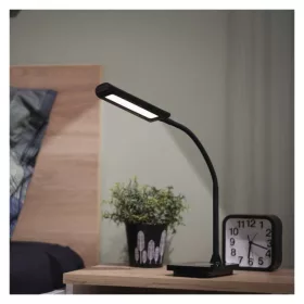   EMOS Kyle LED asztali lámpa, fekete, 300, 220–240V, CRI> 90, dimmelhető, CCT, IP20, Z7639
