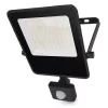 EMOS VISIO LED reflektor 50 W mozgásérzékelővel IP54 term. fehér, 4000K, 7500, 220-240V, CRI> 80, fekete, Természetes fehér, ZS2943