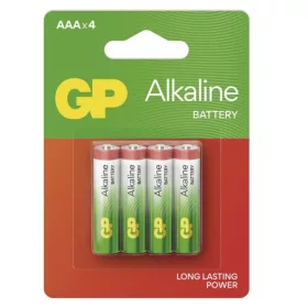 GP Alkaline elem LR03 (AAA), 4db, 1,5V, B04114