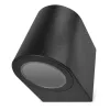 Kerti fali lámpa OCULUS, 8,8 x 6,7 x 8 cm, 1 x GU10, 1× 7W, 220-240V, fekete, IP44, EMOS, ZGF010P
