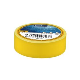 Szigetelőszalag , sárga , 20 m , 0.13 x 19 mm , Kanlux