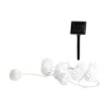 LED fényfüzér , kültéri , napelemes , lampion , 10 db , RGB , IP44 , EGLO , 48846