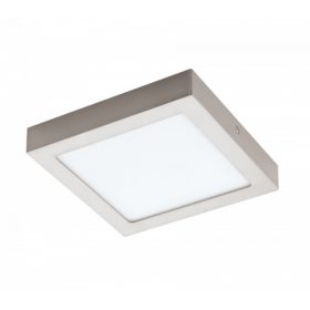   LED panel , 18W , falon kívüli , négyzet , meleg fehér , nikkel keret , EGLO , FUEVA , 94526