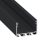 Alumínium profil LED szalaghoz , 1 méter/db , fekete , széles , ILEDO
