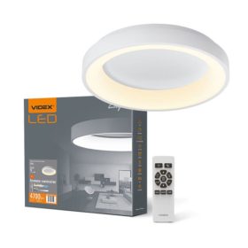   LED lámpatest , mennyezeti , 72W , CCT , dimmelhető , fehér , távirányítóval , VIDEX , EDGE