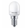 LED lámpa , égő , T25 , E14 foglalat , 1.7 Watt , meleg fehér , szagelszívóba/hűtőbe , Philips