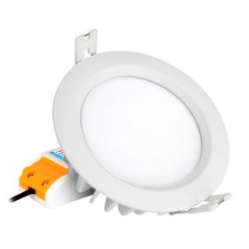   RGB-CCT LED panel , 6W , süllyesztett , kerek , dimmelhető , színes , állítható fehér színárnyalat , SMART , IP54 , Miboxer (Mi-Light) , FUT063, Csomagolássérült