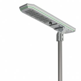   Utcai LED lámpatest  , napelemes , mozgásérzékelős , SMD , 80 Watt , 180 lm/W , hideg fehér , IP65