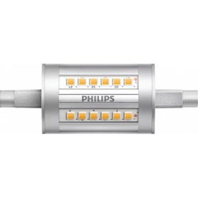   LED lámpa , égő , kukorica , R7S foglalat , 7.5 Watt , 78 mm , természetes fehér , Philips , CorePro