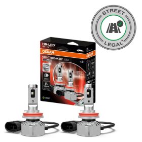   LED lámpa , égő , autó izzó , fényszóró , ködfényszóró , 2 db-os csomag , H8 , 7 Watt , hideg fehér , OSRAM LEDriving , SMART , NIGHT BREAKER , Street legal