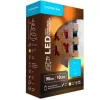Led fényfüzér , beltéri , meleg fehér ,elemes , csillag, 10 LED , IP20 , Modee