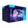 Led fényfüzér , beltéri/kültéri , hideg fehér/ pink , cherry , 100 LED , 10 m  , IP44 , Modee