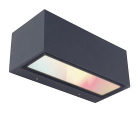   LED lámpatest , oldalfali , 16W , RGB , CCT , dimmelhető , kültéri , IP54 , LUTEC CONNECT , GEMINI