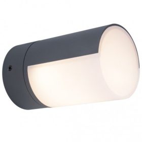   LED lámpatest , oldalfali , 1 irányú , 8W , meleg fehér , szürke , kültéri , IP54 , LUTEC , CYRA